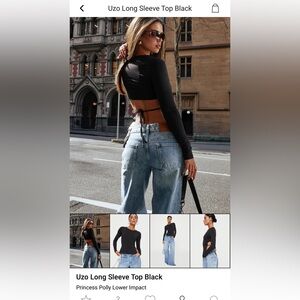 2 PACK! Princess Polly Uzo tops